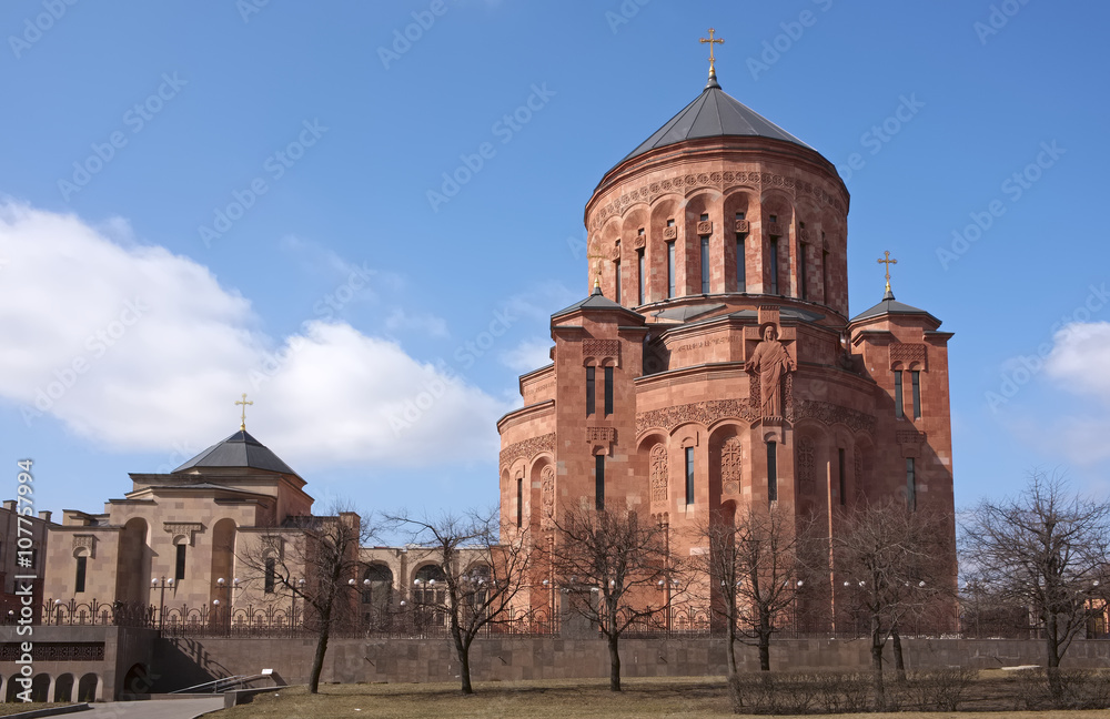 Armenian church complex in Moscow, Cathedral of the Transfiguration of the Lord, the residence of the Patriarchal Exarch, Classical Armenian architecture