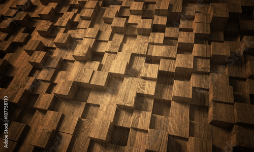 geometric wood background