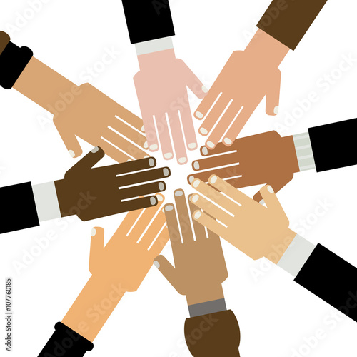 diversity hands together