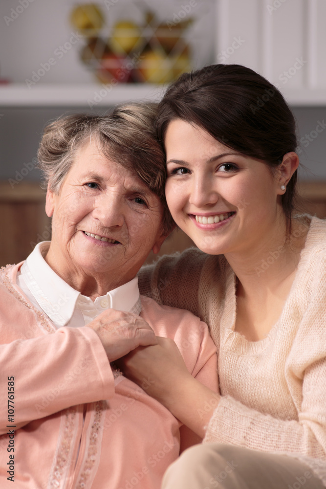 Caregiver and patient Caregiver and patient