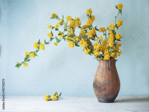 Still life with a bouquet of barberry