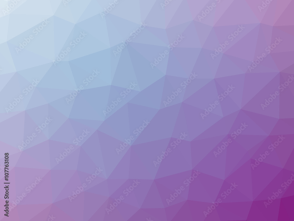 Obraz premium Purple gradient polygon shaped background
