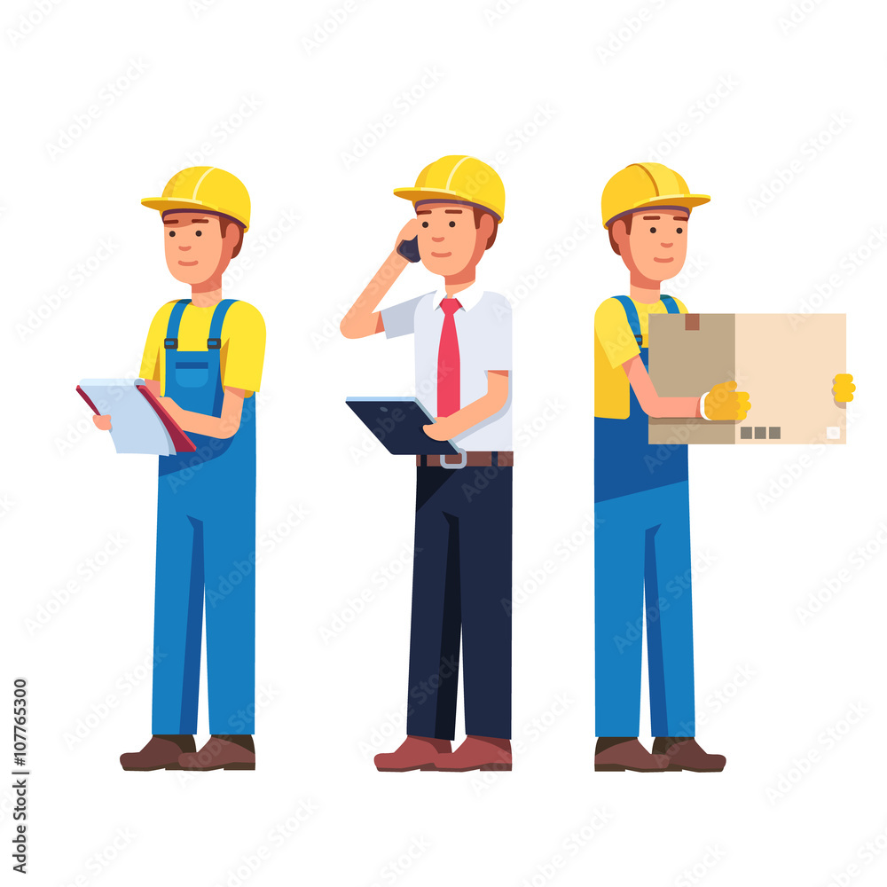 Warehouse and delivery or building worker Warehouse and delivery or building worker