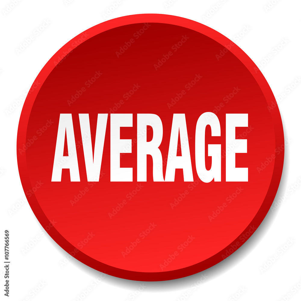 average red round flat isolated push button average red round flat isolated push button