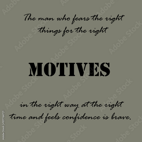 The man who fears the right things for the right motives...