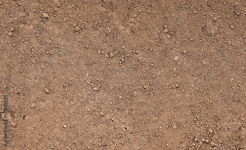 Fotografie, Obraz Brown ground surface. Close up natural background