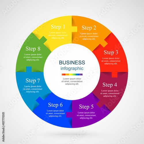 Vector infographic template