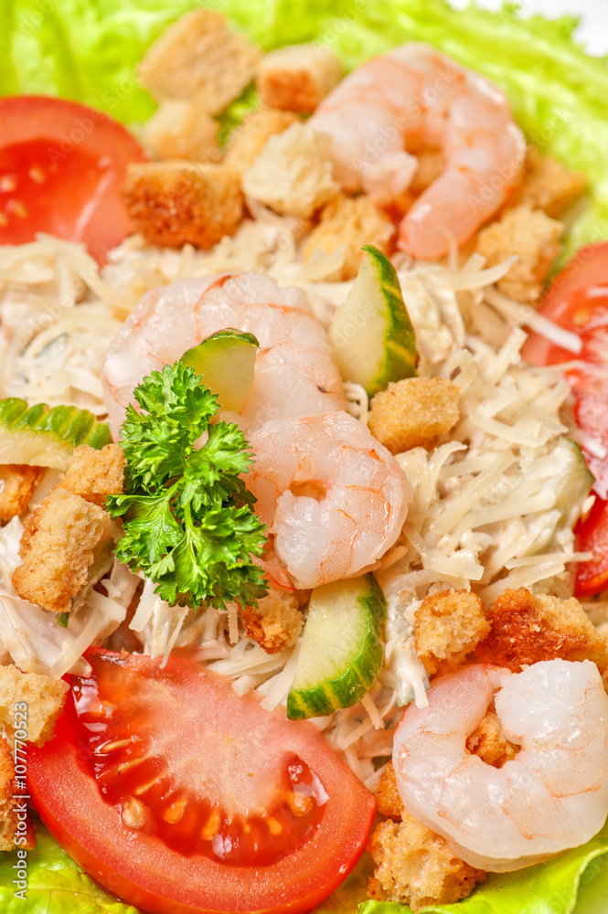 shrimp vegetable salad