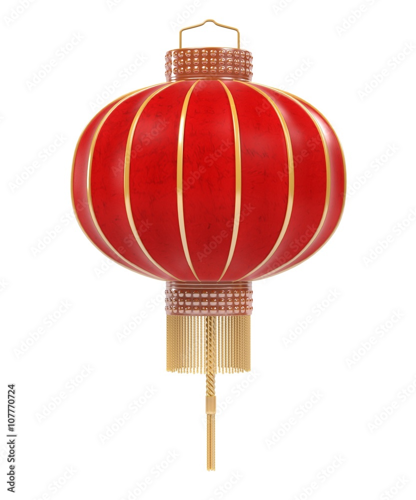 Fotografie 3d render of Chinese Lantern