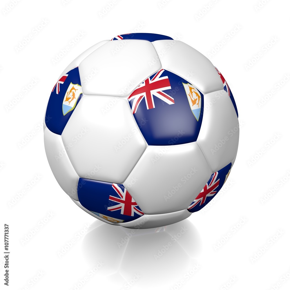 Football soccer ball with a national flag texture Football soccer ball with a national flag texture