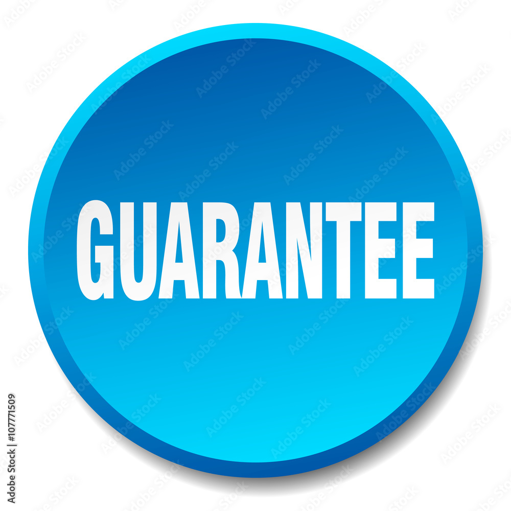 guarantee blue round flat isolated push button guarantee blue round flat isolated push button