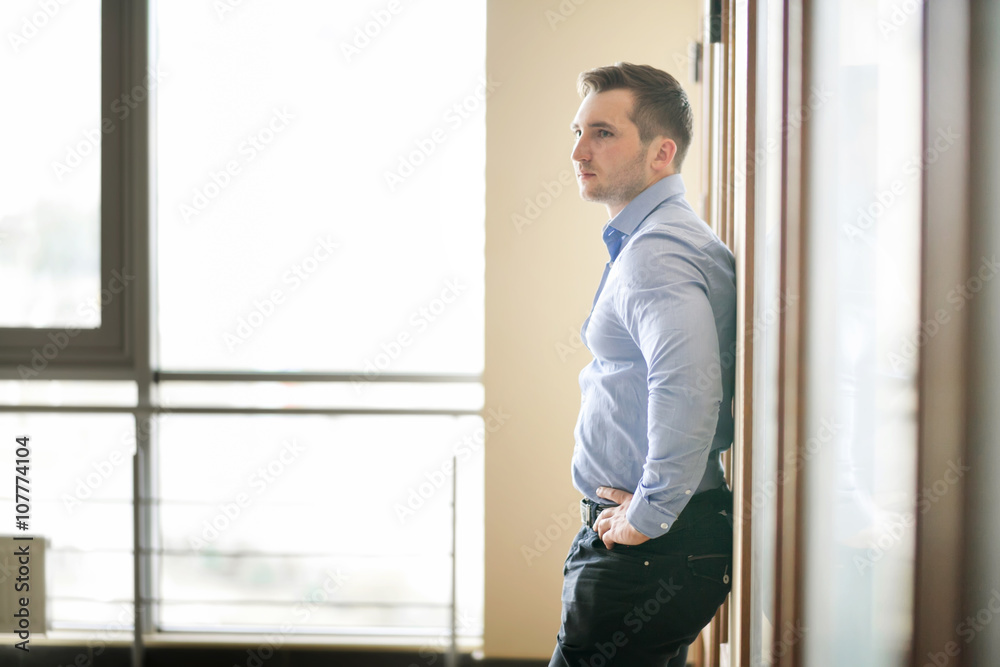 Portrait of an handsome confident business man Portrait of an handsome confident business man