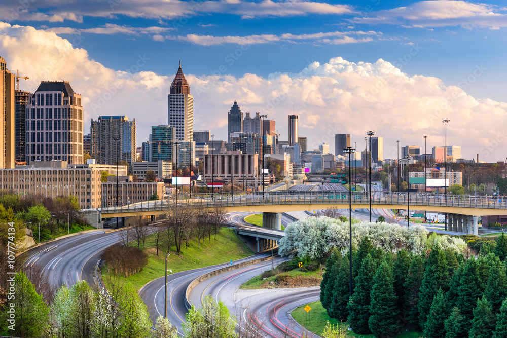 Fototapeta premium Atlanta Georgia Skyline