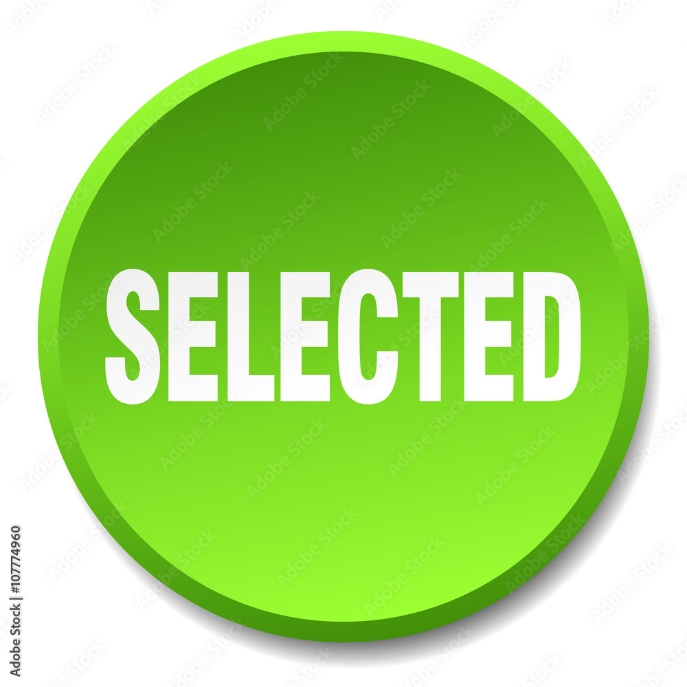 selected green round flat isolated push button selected green round flat isolated push button