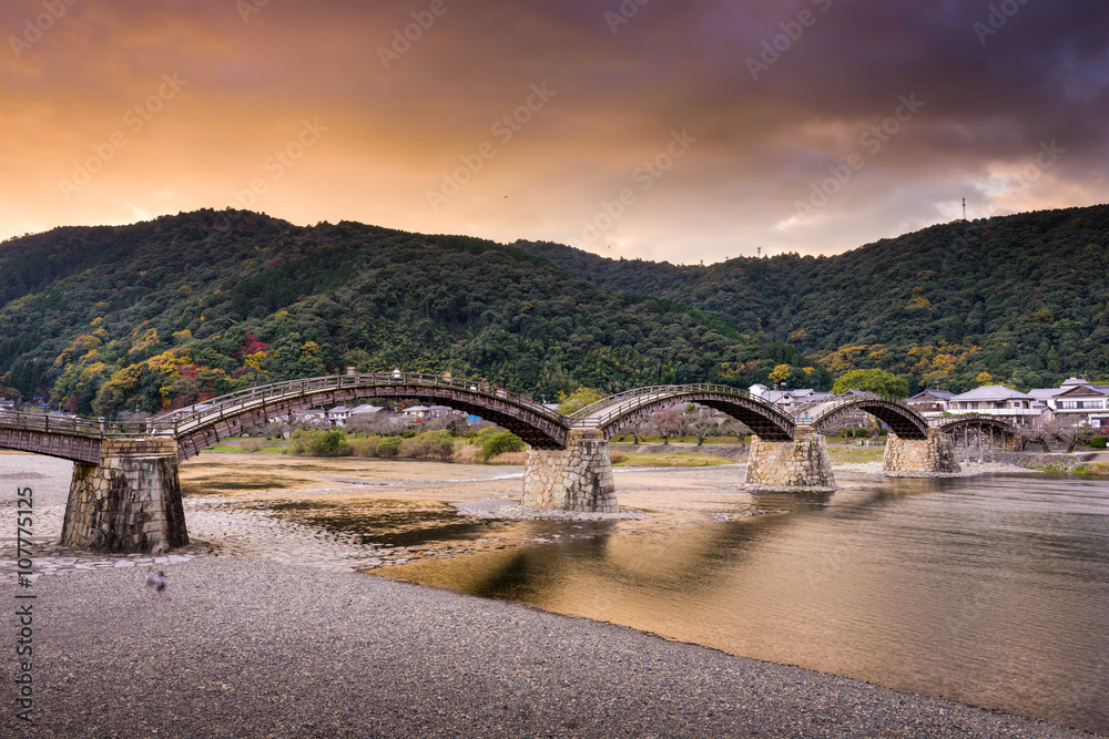 Iwakuni Bridge in Japan