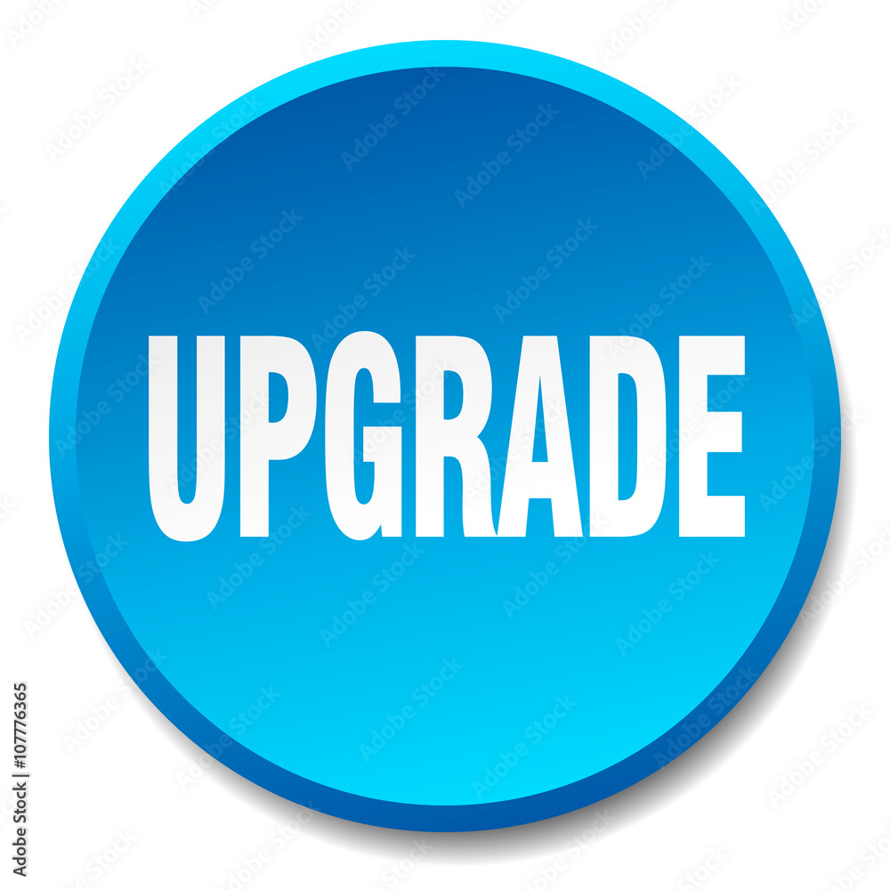upgrade blue round flat isolated push button upgrade blue round flat isolated push button