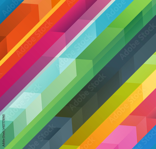 Abstract vector background of different color arrows. Design con