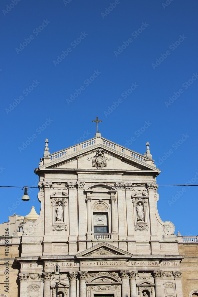 Rome,Italy,church,spring.