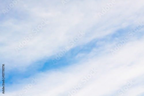 Beautiful white cloud on blue sky background