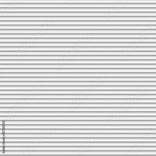 Seamless white striped background - embossed surface, 3D effect, vector illustration
