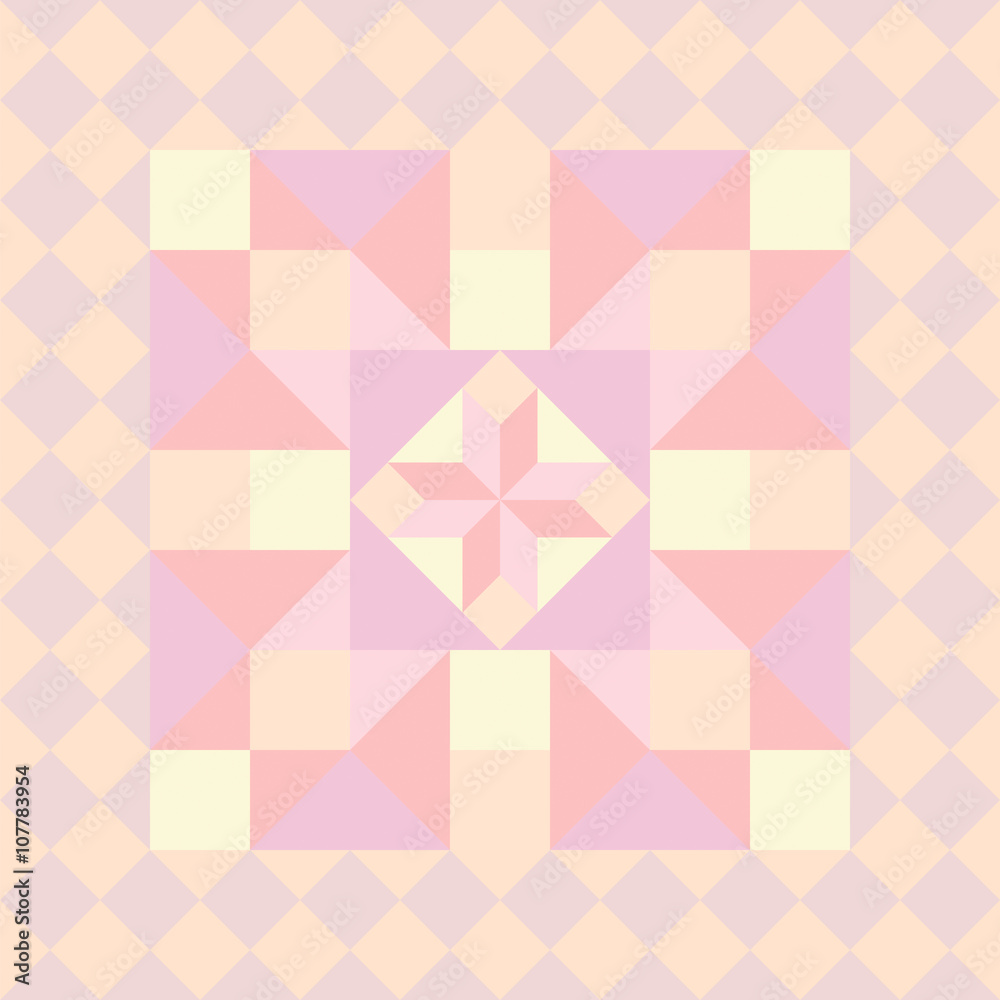 Vector seamless pattern in patchwork style. Abstract background Vector seamless pattern in patchwork style. Abstract background