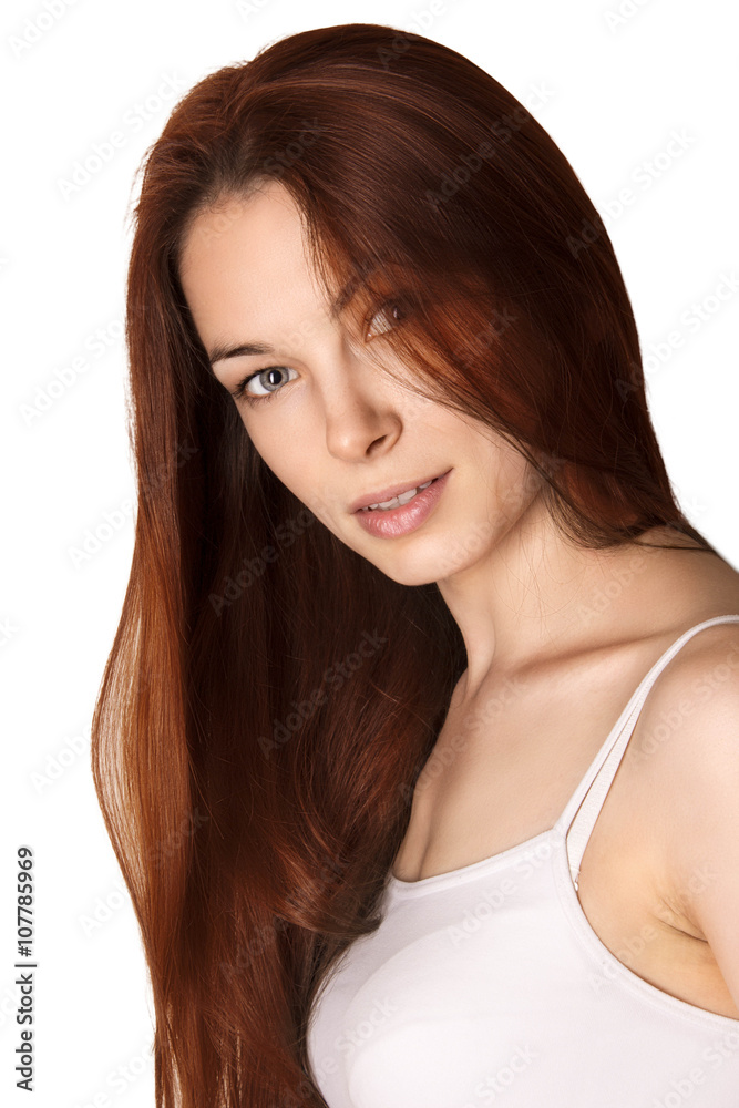 beautiful young girl with long hair beautiful young girl with long hair