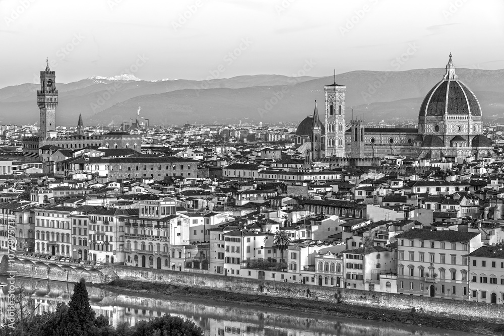 Florence panorama, tuscany, Italy.
