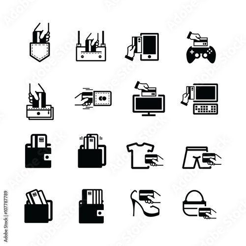 Hand holding a credit icon