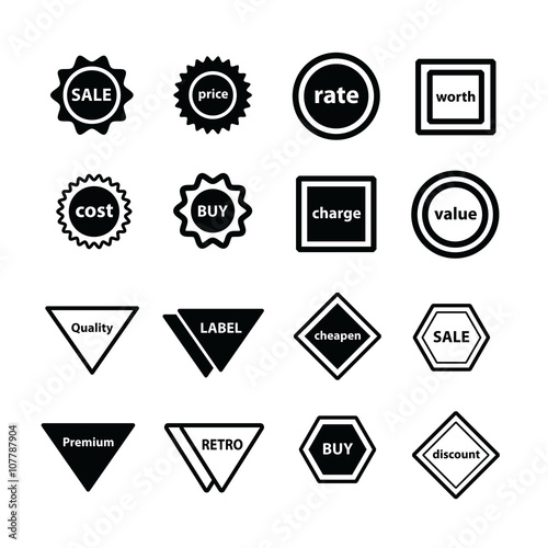 Label Design vector