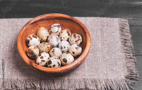 Quail eggs food photo