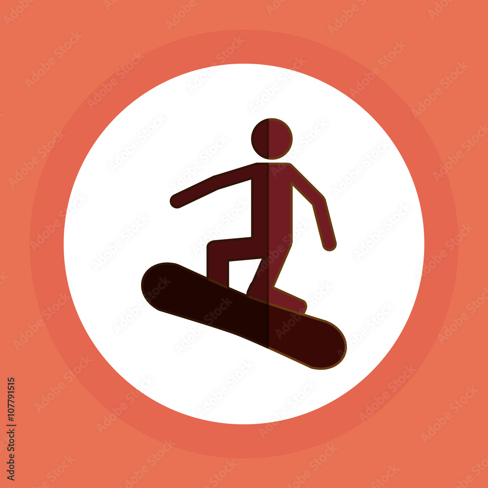 snowboard sport design, vector illustration snowboard sport design, vector illustration