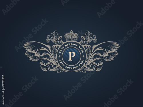 Vintage Decorative Elements Flourishes Calligraphic Ornament