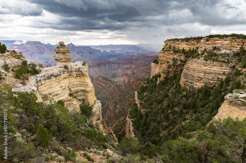 Grand Canyon National Park during a summer rainy day, Arizona, USA