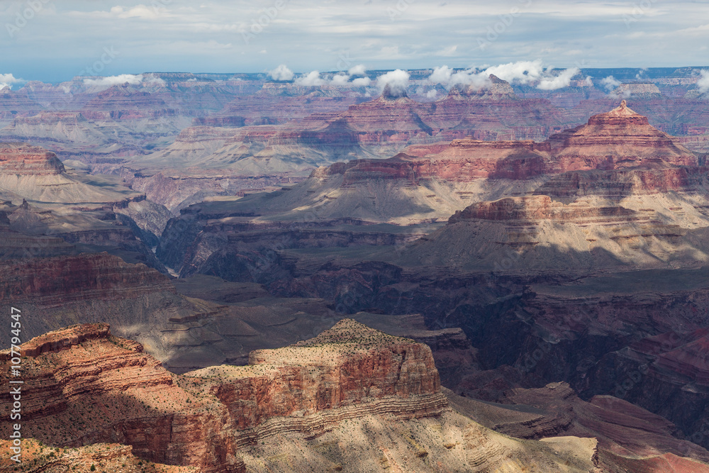 Grand Canyon National Park during a summer rainy day, Arizona, USA Grand Canyon National Park during a summer rainy day, Arizona, USA