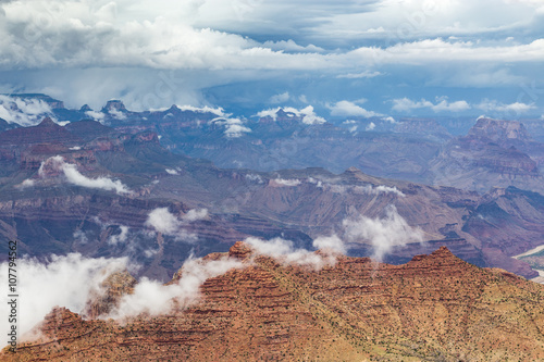 Grand Canyon National Park during a summer rainy day, Arizona, USA