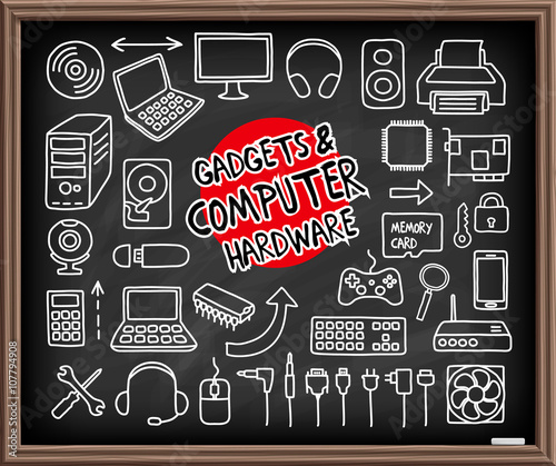 Doodle Computer Hardware icons
