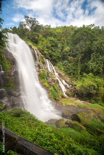 vachiratarn waterfall is a beautiful waterfall in chiang mai,Th