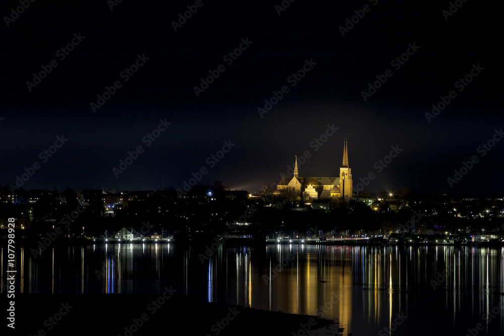 Roskilde Cathedral at Night