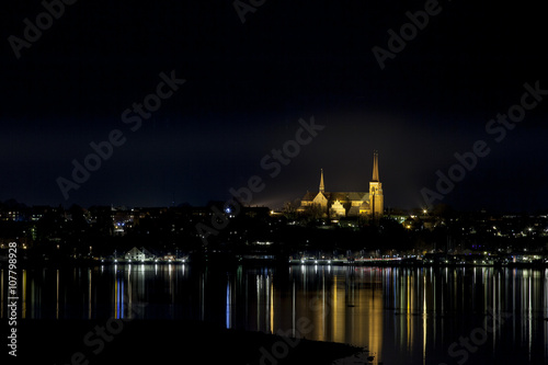 Roskilde Cathedral at Night photo