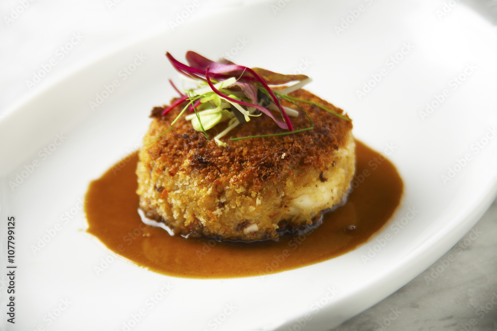 Northen Alaskan crab cake