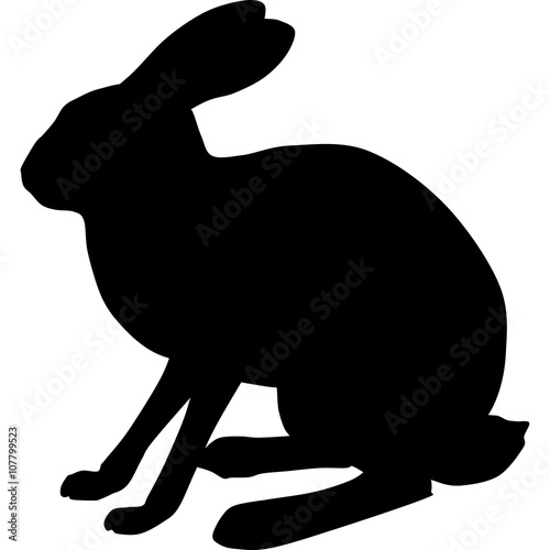 rabbit silhouette 