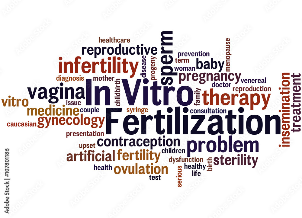 In Vitro Fertilisation, word cloud concept 7