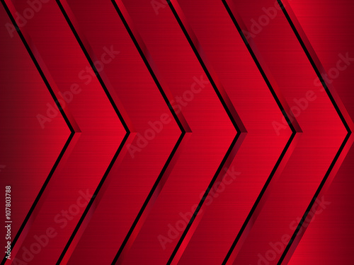 Red metallic background. abstract vector illustration