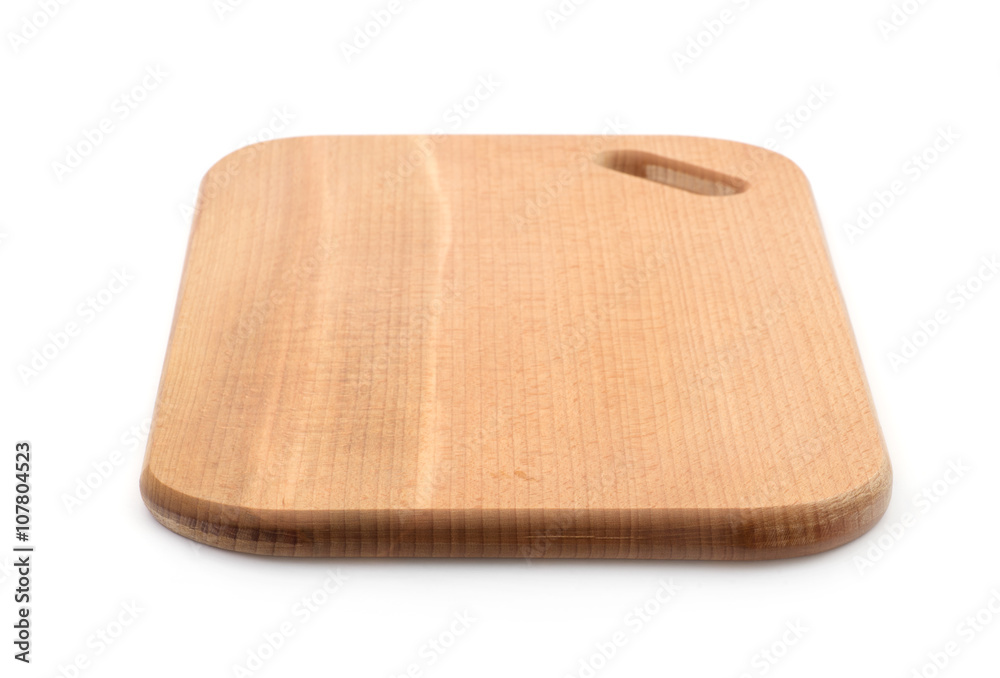 chopping board isolated on white