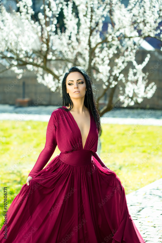 Pretty girl in blossom Pretty girl in blossom