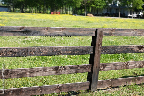 Wooden Farm Fence
