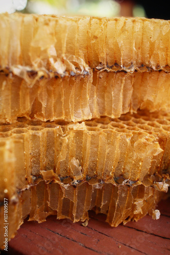 Honey with honeycomb