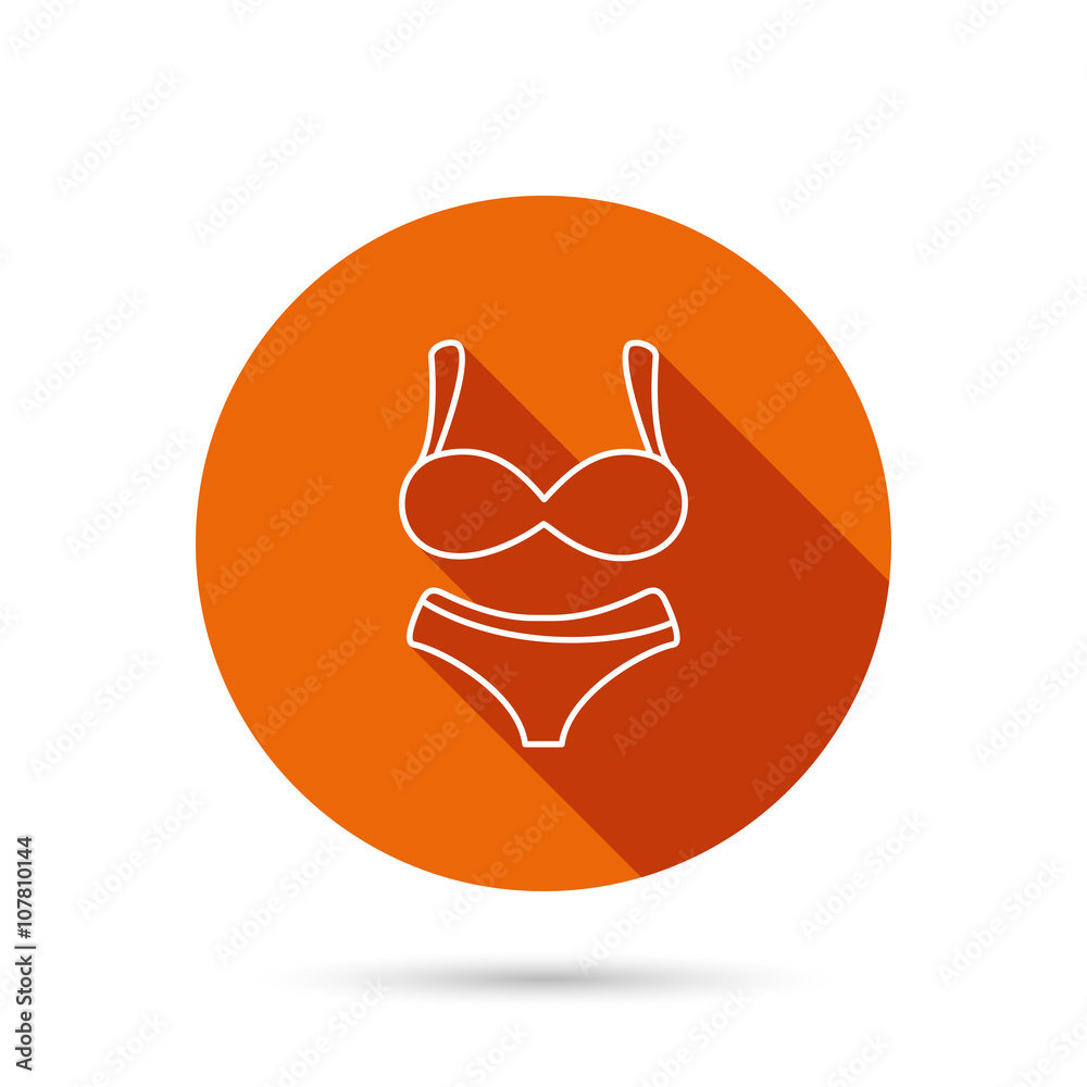 Lingerie icon. Women underwear sign. Lingerie icon. Women underwear sign.