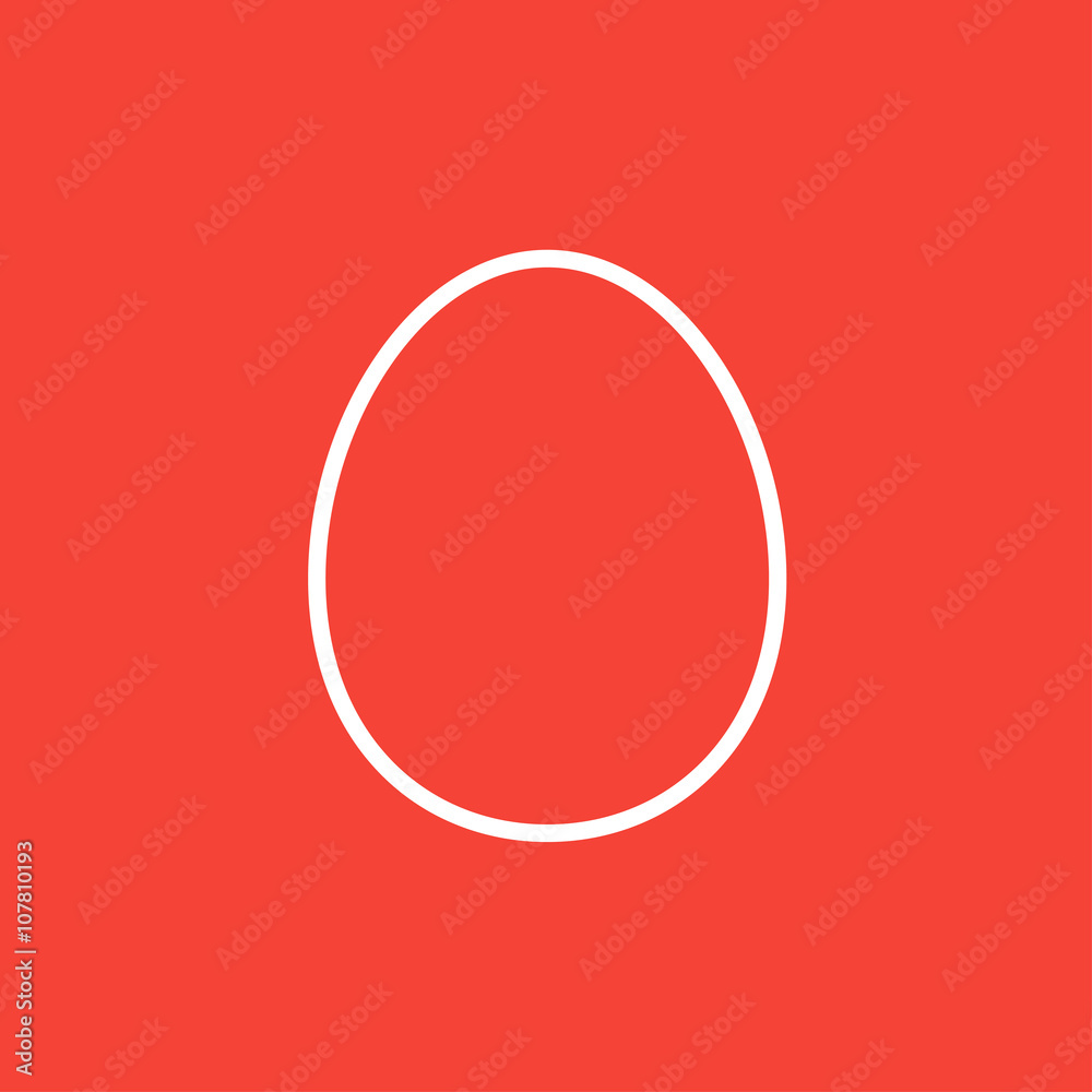 Egg line icon. Egg line icon.