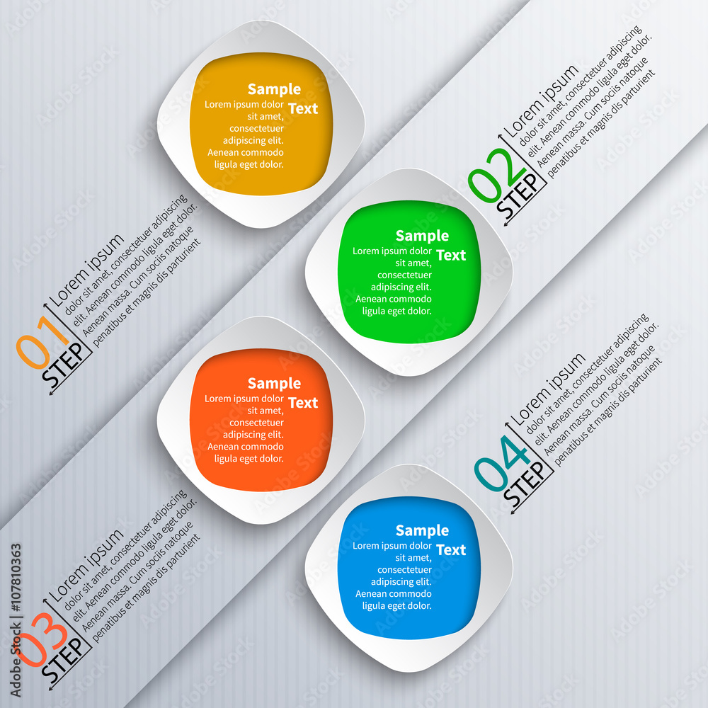 Abstract 3D Paper Infographics Abstract 3D Paper Infographics